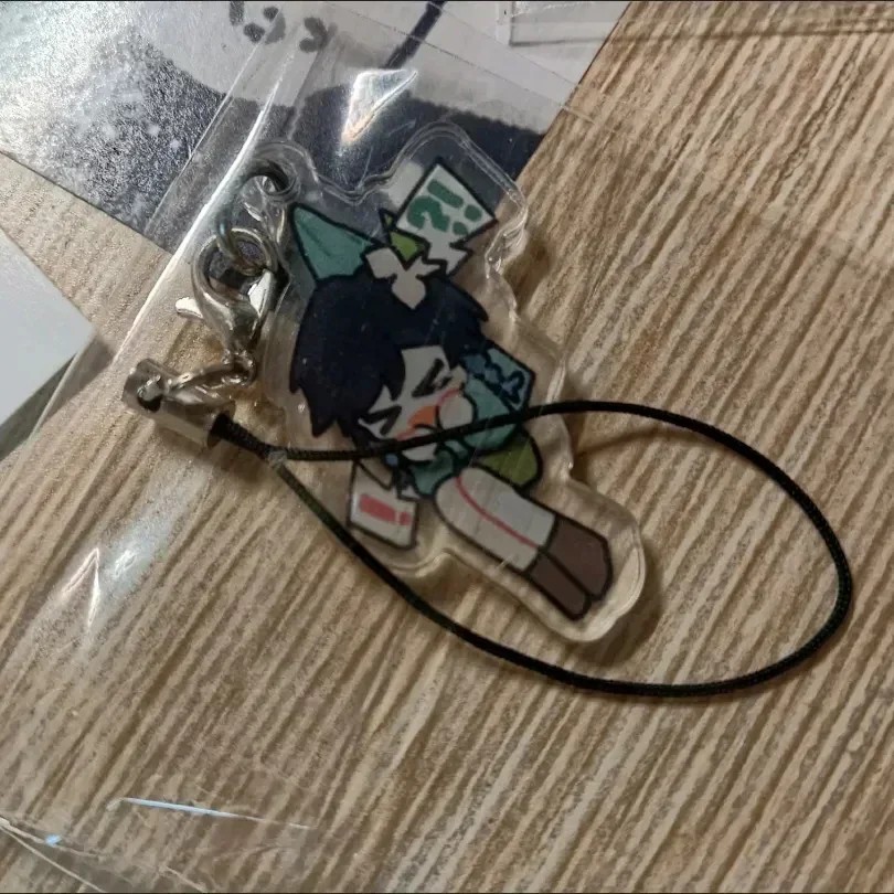 Game Anime Impact Scaramouche (Being Pulled by the Collar) Strap Lanyards For Mobile Phone Case Keychain Car Chain Cover Hang view 5