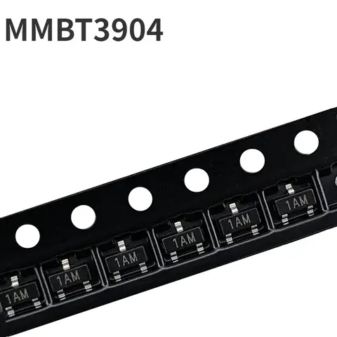 Transistor do sinal de NPN do triodo de SMD, 40V, 200mA, MMBT3904, 1AM, SOT-23, 2N3904, 100 PCes, 10 PCes, 1000 PCes