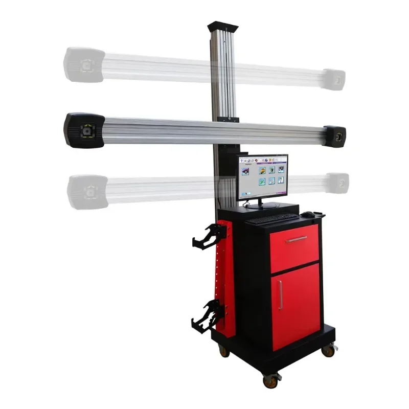 Luxury Multi-Language 3D Wheel Alignment Machine AG-300 with Cabinet for Tyre Workshop Wheel Aligner