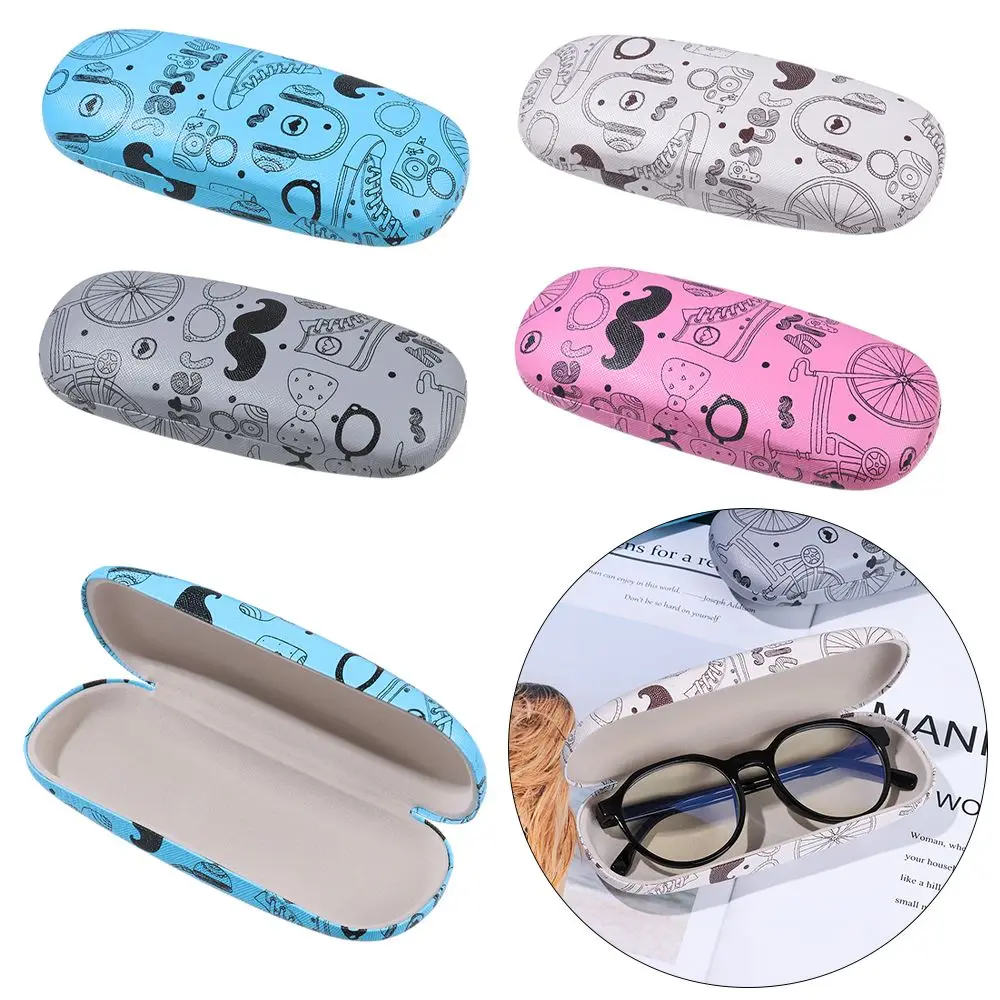 

Men Women Cartoon Portable Glasses Case Spectacle Cases Eyeglass Protector Reading Glasses Box