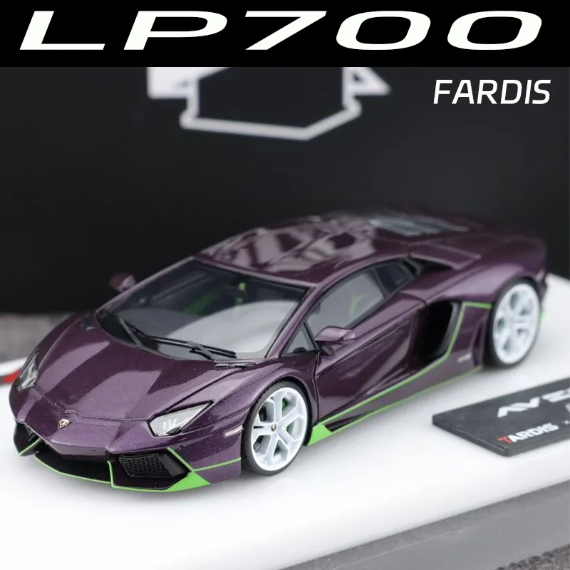 Tardis 1/64 LP700 Harz-Motorfahrzeug, Druckgussmodelle, Autospielzeug, Sammlung, Weihnachtsgeschenke für Jungen