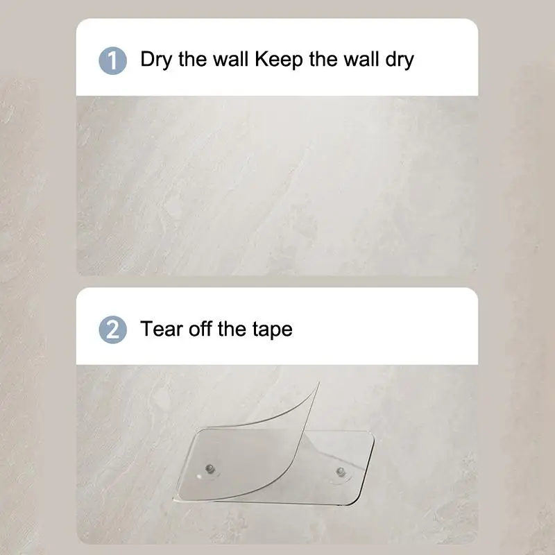 Feuchtigkeitsbeständiger, korrosionsbeständiger, wandmontierter Toilettenpapierhalter, keine Bohrinstallation erforderlich, Badezimmer-Papierspender – Detail 13