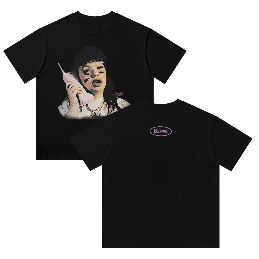 

Lola Young Merch Vintage T-Shirts Unisex Fashion Casual HipHop Streetwear Tee Fashion Stylish Tee Basic Tops Camiseta