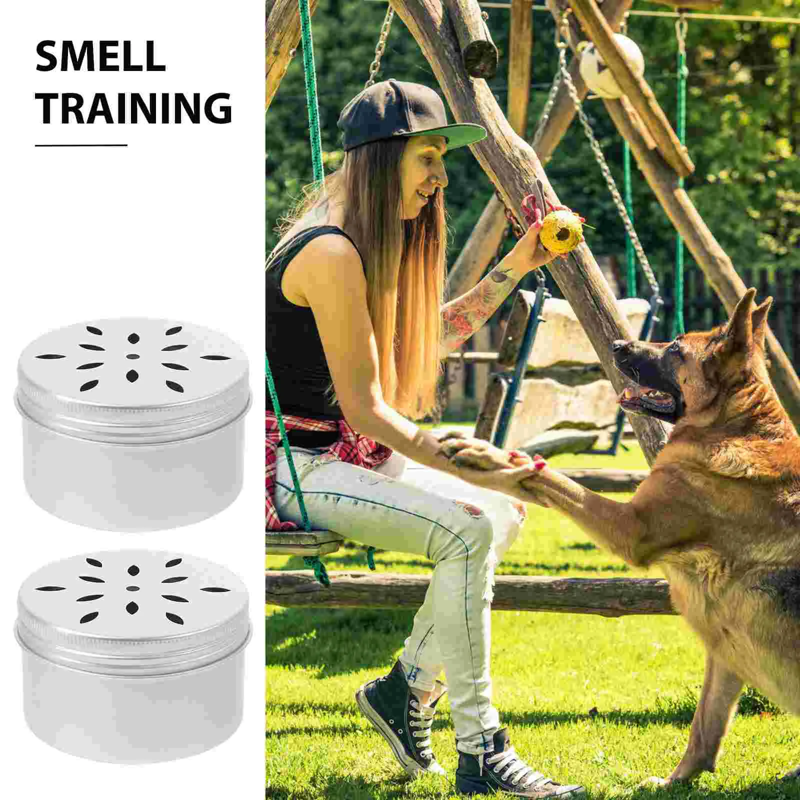 10 Pcs Equipment Work Puppy Nose Kit for Dogs Aluminum Odor Scent Training Boxes