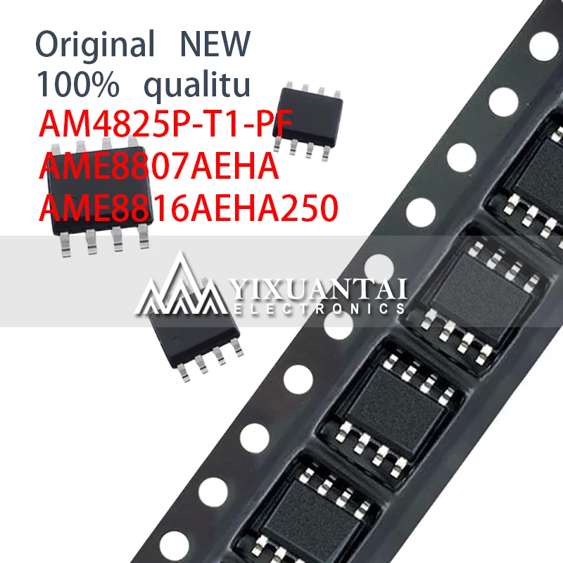 10pcs 100% NEW SOP8 SMD AM4825P-T1-PF AME8807AEHA AME8816AEHA250 AM4825 AME8807 AME8816 4825 8807 8816 SOIC-8