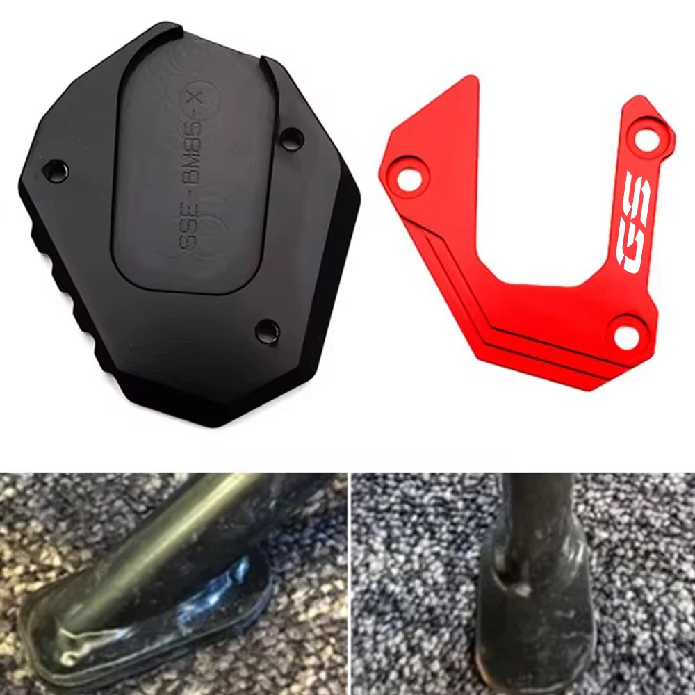 For BMW F850GS F750GS F 750 850 GS ADVENTURE 2018 2019 2020 2021 2022 2023 Motorcycle CNC Kickstand Side Stand Enlarger Pad