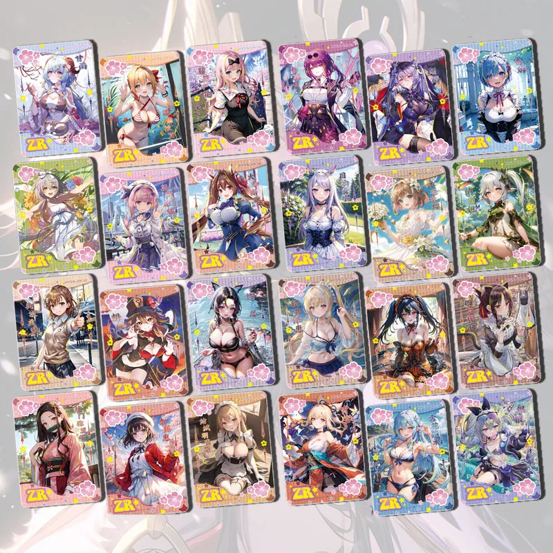 Goddess Story Flower girl EX SP PR card Kochou Shinobu Hatsune Miku Tokisaki Kurumi Beelzebul Toy collection boy Birthday gifts