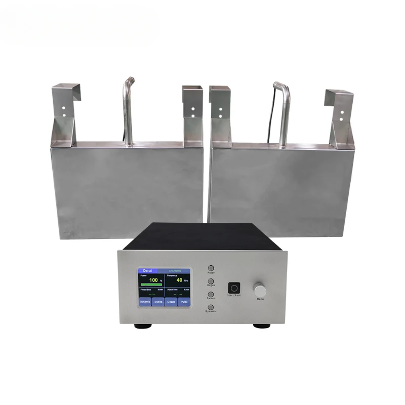 

20kHz to 40kHz multifunctional adjustable ultrasonic generator with configurable immersion ultrasonic transducer