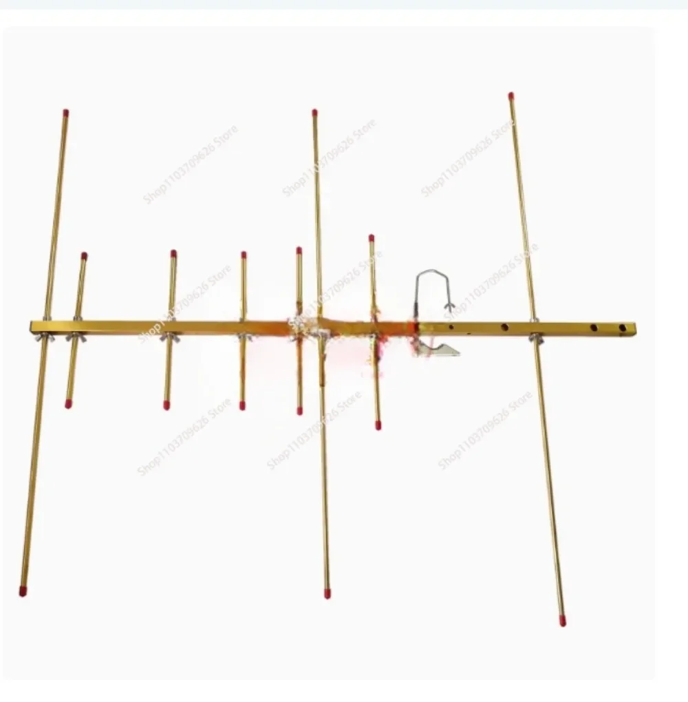 Long-distance directional amateur band 144 430 UV dual-segment removable golden outdoor Yagi antenna