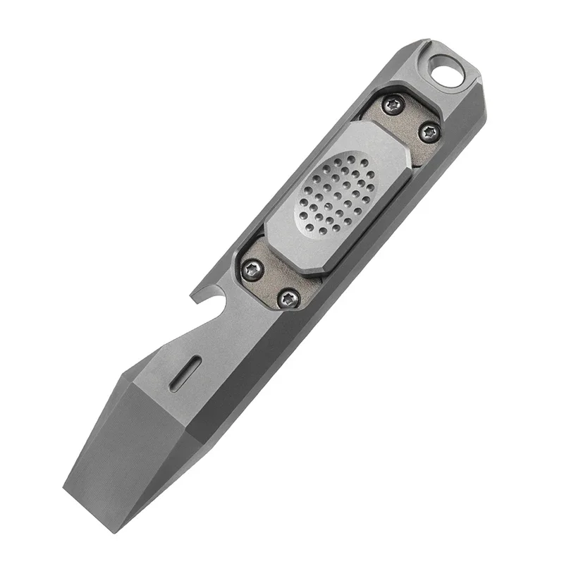 

Multi Functional Titanium Alloy Pry Bar Screwdriver Mecha Push Card Fingertip Decompression Bottle Opener Metal EDC Toy Tool