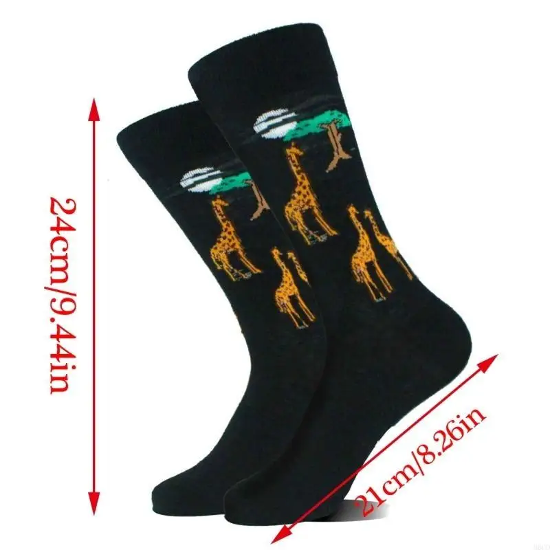 

M6CD платье носки животных носки экипажа смешные новицы носки лодыжки.