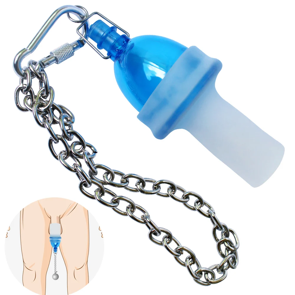 Male Dick Vacuum Pump Penis Extender Enhancement Enlargement Chain Hanger Stretcher lengthening Cup Gravity ball Exercise System