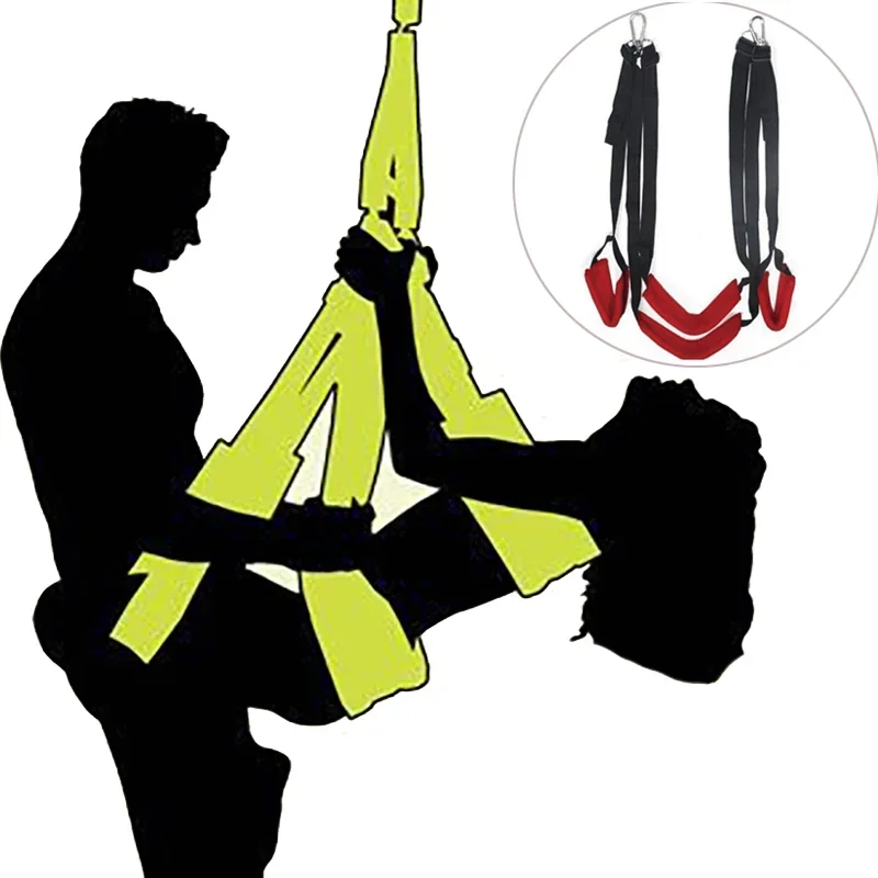 BDSM s Erotic Game Toy For Couples Adult SM Sex Door Swing Chairs Hanging Furniture Straps Flirting  Rope