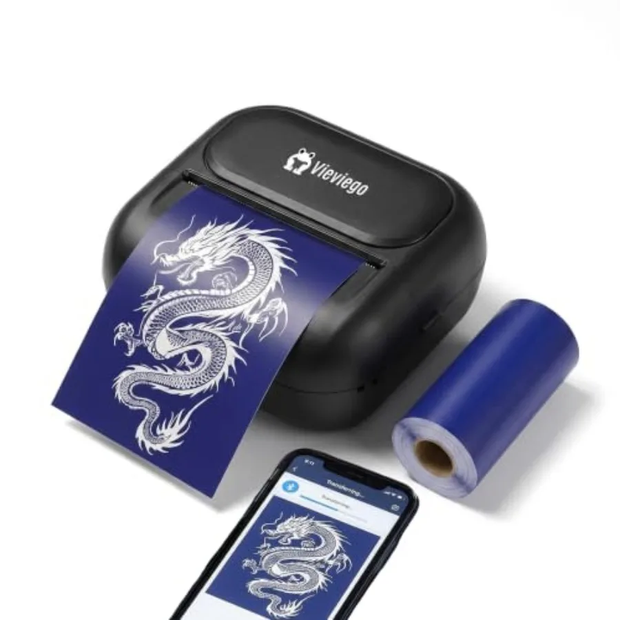 Portable Mini Tattoo Stencil Printer with Bluetooth