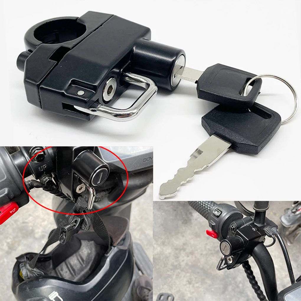 Candado Universal Antirrobo para Casco de Moto, Scooter y Bicicleta, Accesorios para Motocicleta, Candado para Casco, Motorhelm Slot
