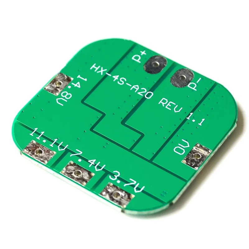 4 Series 14.8V 16.8V 18650 Lithium Battery Charging and Discharging Protection Board 20A Current Limiting Power Supply Module