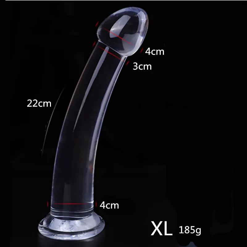 SMLXLCrystal Anal Plug 4 Size Sex Toys Butt Plug Anal Stimulator Prostate Massager Dildo Sex toys for men