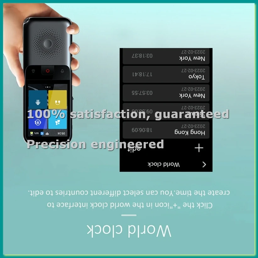 

Интеллектуальный голосовой переводчик T11: синхронный онлайн-перевод на 134 языка, Wi-Fi, голосовой и фотопереводчик - TCES