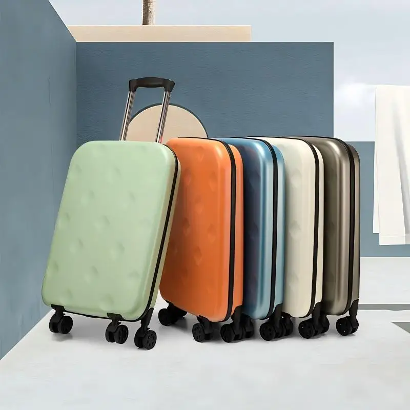 Faltbarer 4-Rad-Spinner-Koffer mit Einziehbarem Griff, Tragbarer Packkoffer, TSA-Schloss Handgepäck 20-Zoll Kabinengepäck – Detail 4