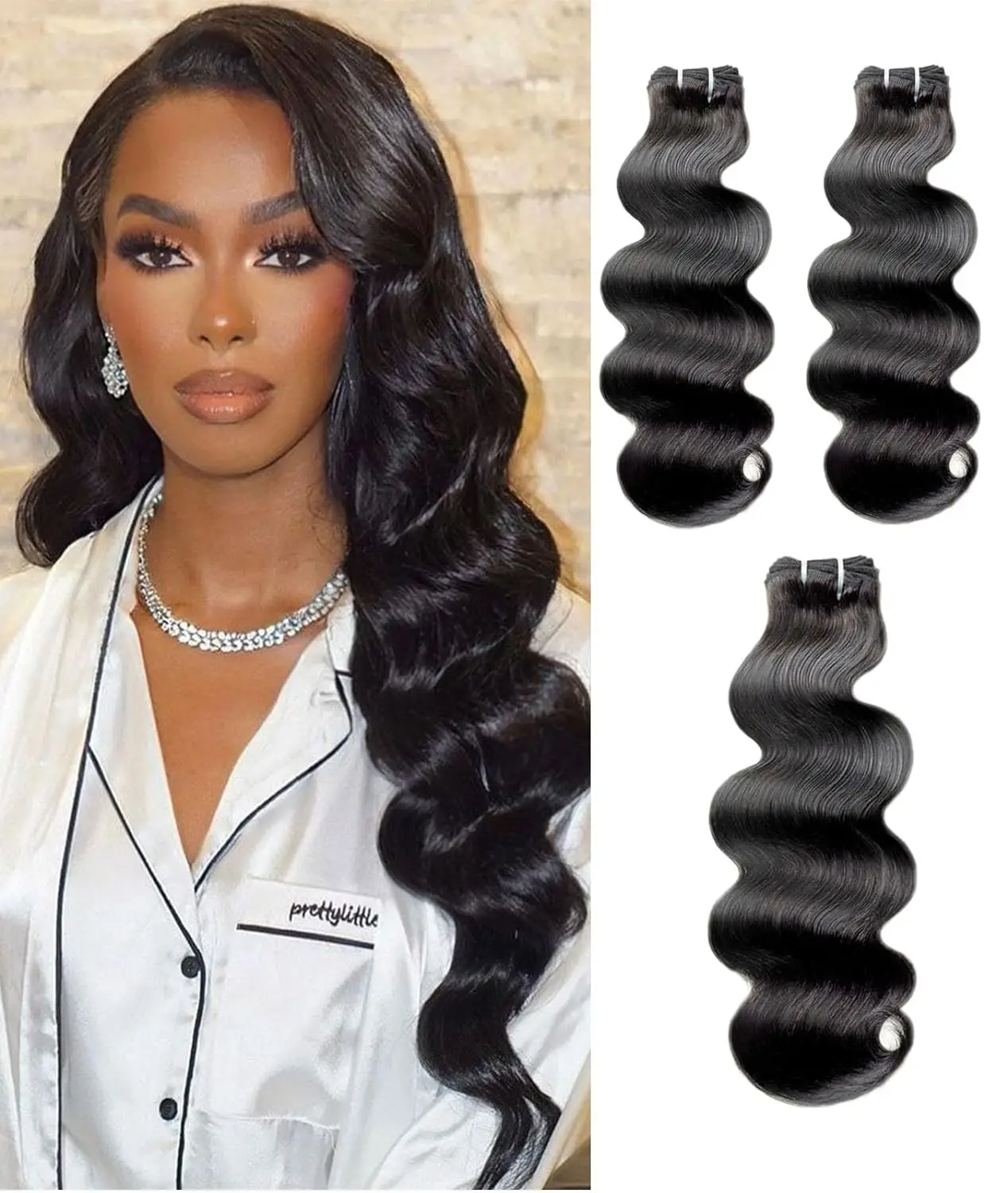 Body Wave Bundles Human Hair Brazilian Hair Extensions For Women 28 30 32 Inch Human Hair Bundles Brazilian Hair Weave Bundles