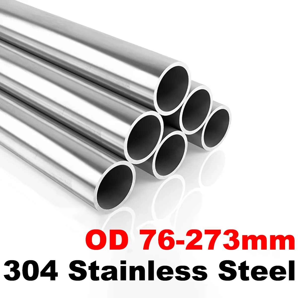 

1Pcs 30/20/10cm 304 Seamless Stainless Steel Tube Capillary Pipe OD76-273mm ID74-271mm