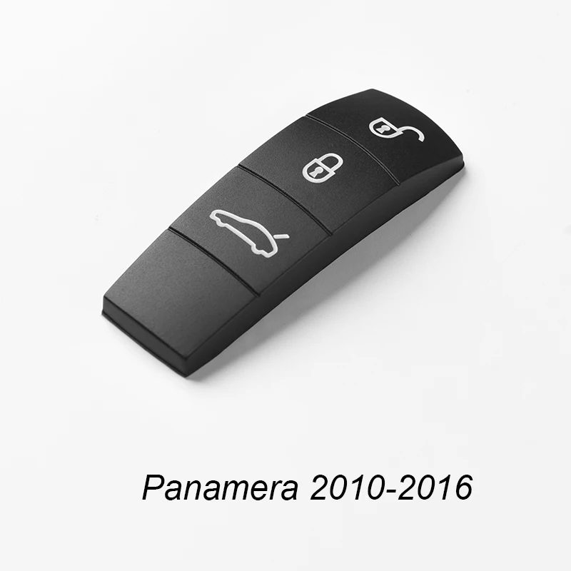Étui pour clé de voiture en caoutchouc, pour Porsche Panamera Cayenne Macan Taycan Boxster 718 911, télécommande, bouton de remplacement en Silicone