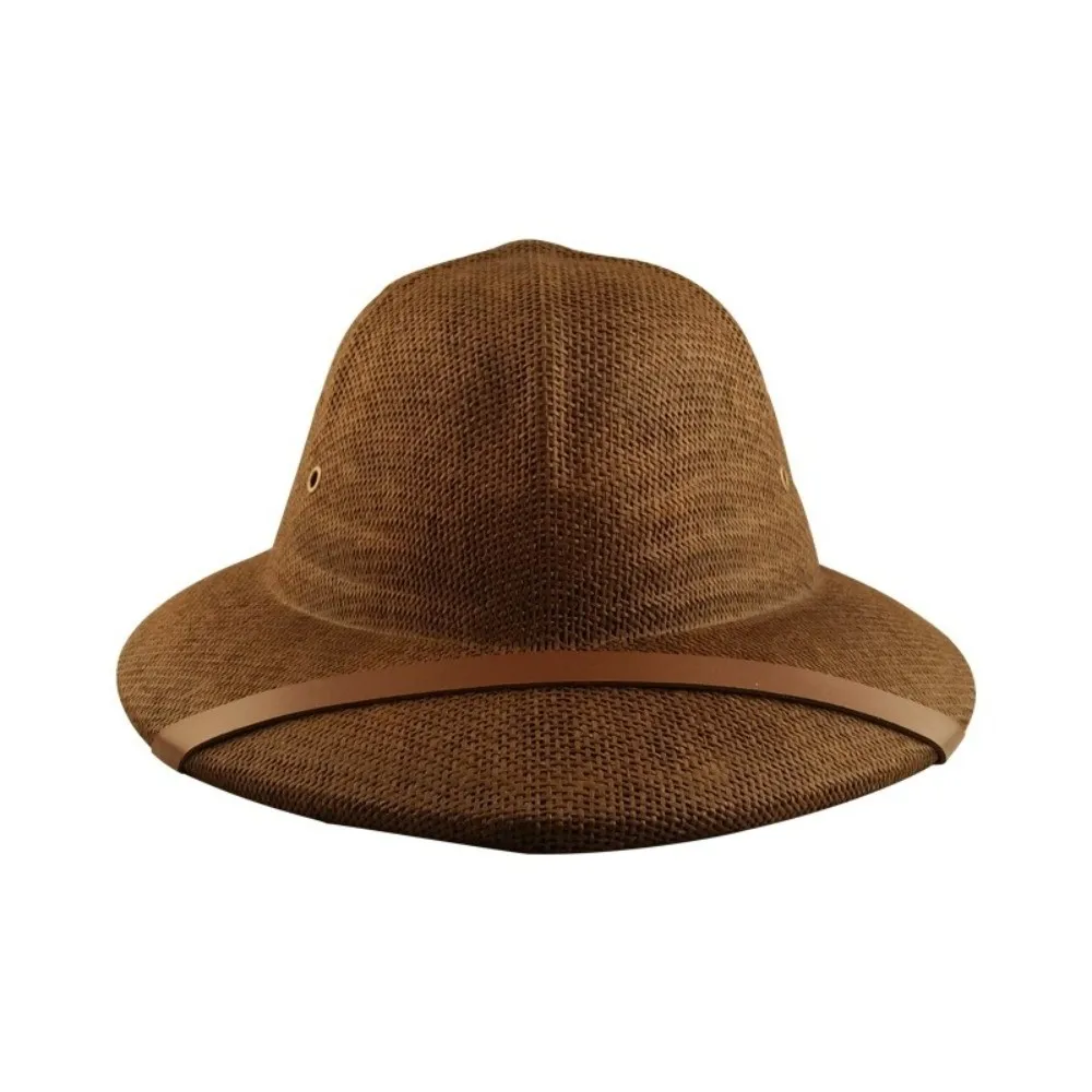 Fishing Big Size Hard Straw Hat Straw Material Vintage Fedora Sun Hat Classic Style Wide Brim Jazz Bucket Hat Unisex