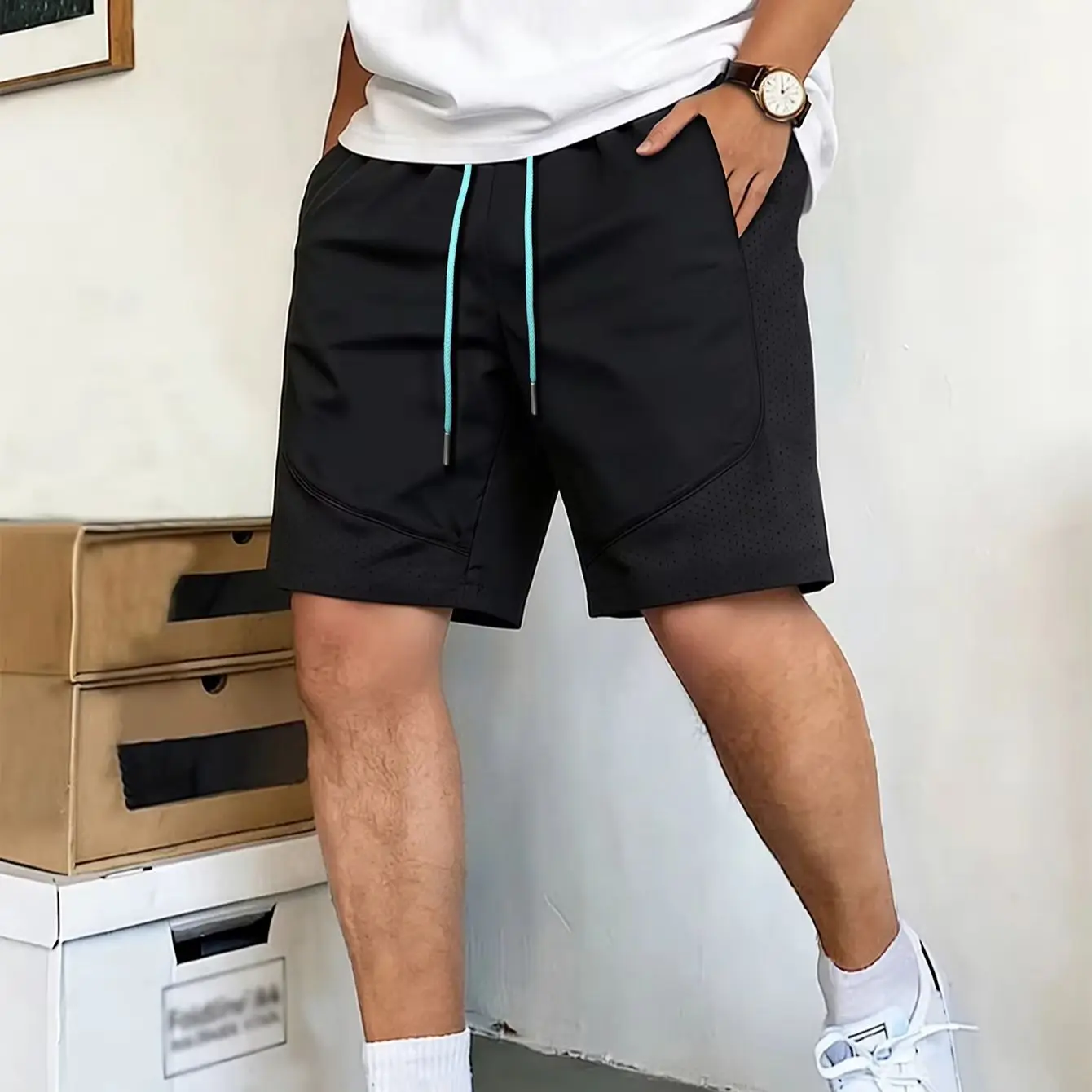 

Men's Summer Casual Sports Shorts Breathable Skin-friendly for Running Leisurely Walking Daily Wear