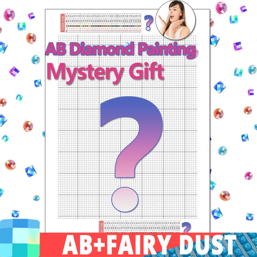 Fairy Dust Plus ab Northern Lights Diamond 5D Diamond Painting Mystery Gift DIY Mosaic Kit Embroidery Creative Hobby Decor