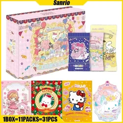 Doki Vol.2 Sanrio Cards Moe Star Garden Party Anime Collection Card Mistery Box Board Game Toy Birthday Gifts for Boys and Girls