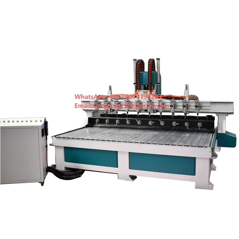 4Axis Wood Working Tools and Equipment Multi Heads Cnc-milling-machines 2030 1325 3d Sculpture Machine for Woodworking