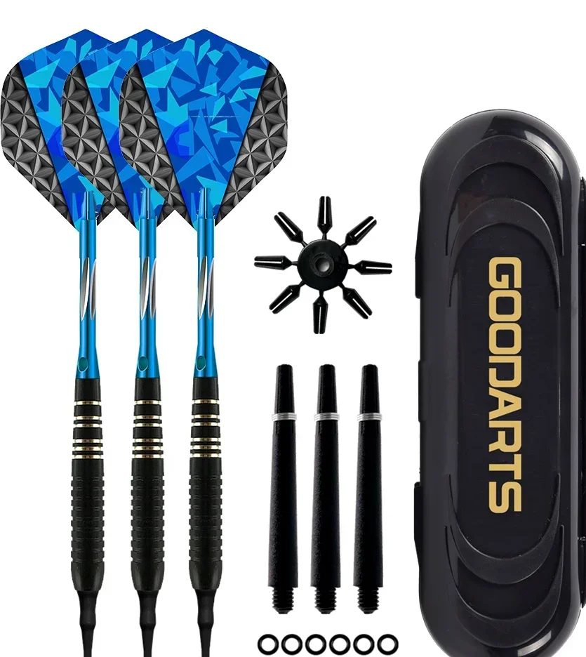 3pcs Professi Brass Soft Darts Set 18g Hight Quality Soft Tip Dart Indoor Entertainment Competitive Darts with Darts Box