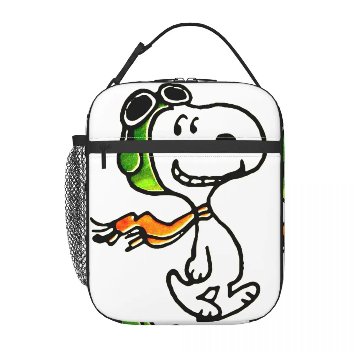 Snoopys personalizzato Flying Ace Lunch Bag per le donne Cooler Thermal Insulated Lunch Box Beach Camping Travel Tote Bags a tenuta stagna