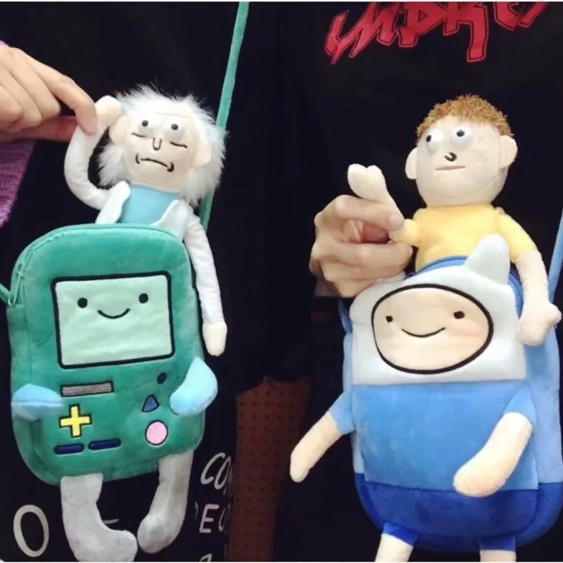 Modna pluszowa torba crossbody z motywem anime, idealna na podróże i przygodę, z kreskówkową lalką, na telefon komórkowy i jako portmonetka.