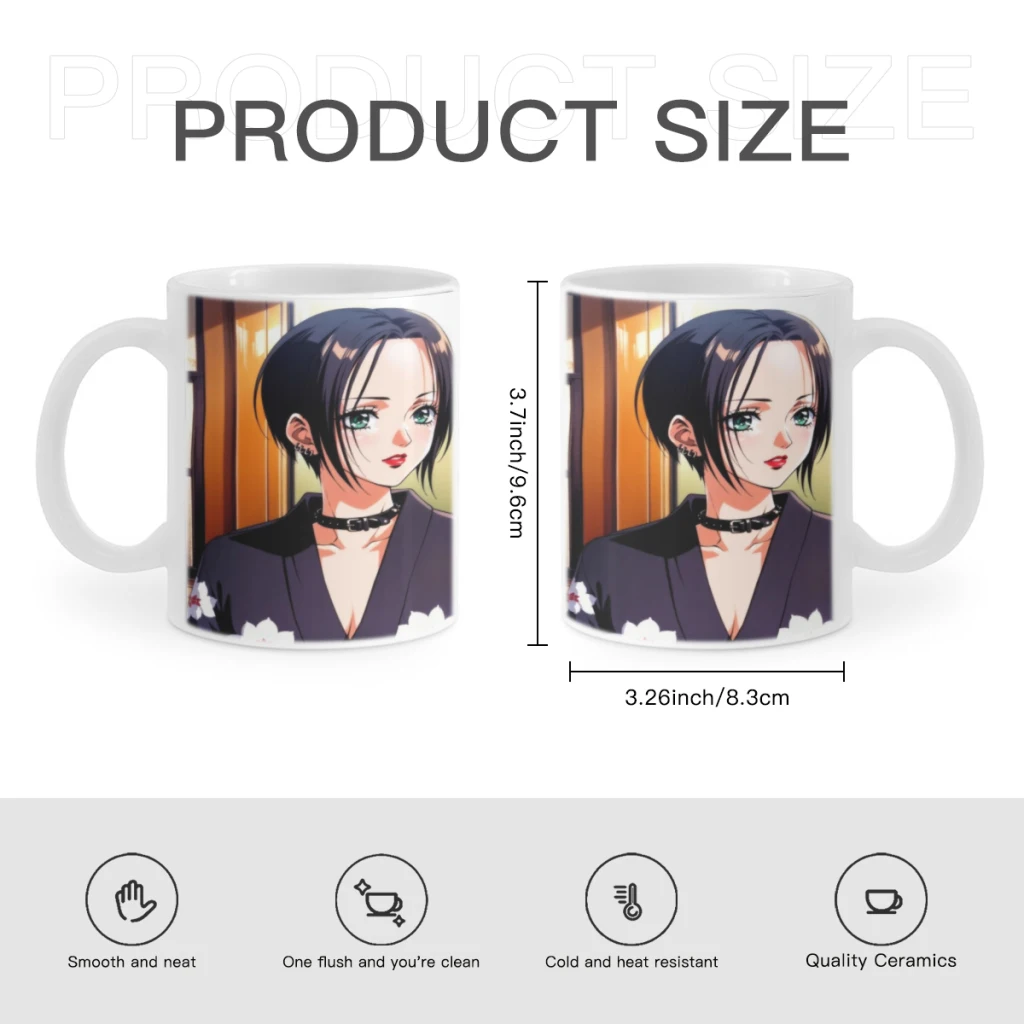 Anime NANA Free shipping Coffee Mug Tea Cup 11oz Coffee Cup Funny Birthday Gifts for Women and Men Ceramic Mug Personalized Cup