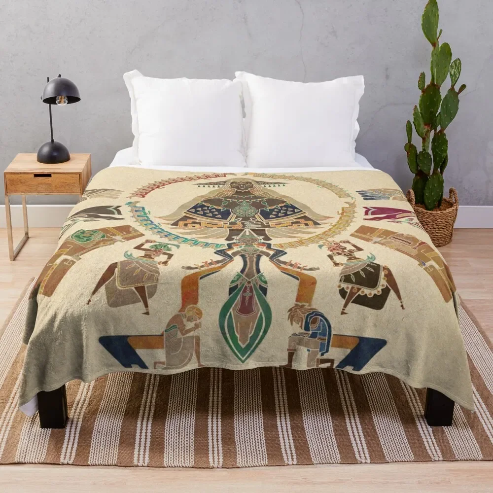 

The first king of Hyrule Throw Blanket Year Round Soft Comfortable Blanket for Home