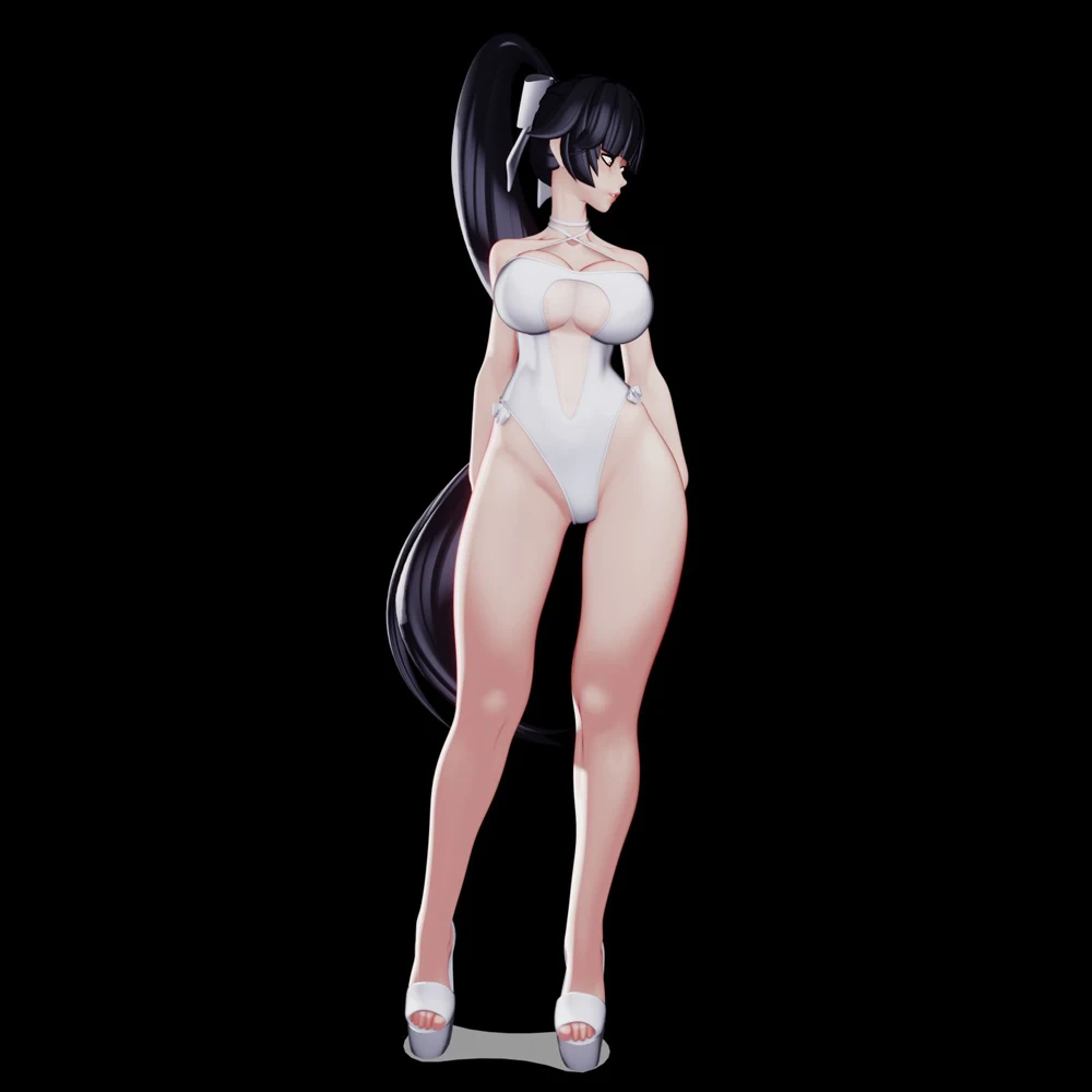 1/24 3d Printing Model Kit Beauty Takao Azur Lane NSFW Anime Figure Model Kit DIY Miniature Reduction Statue Unpainted Toys