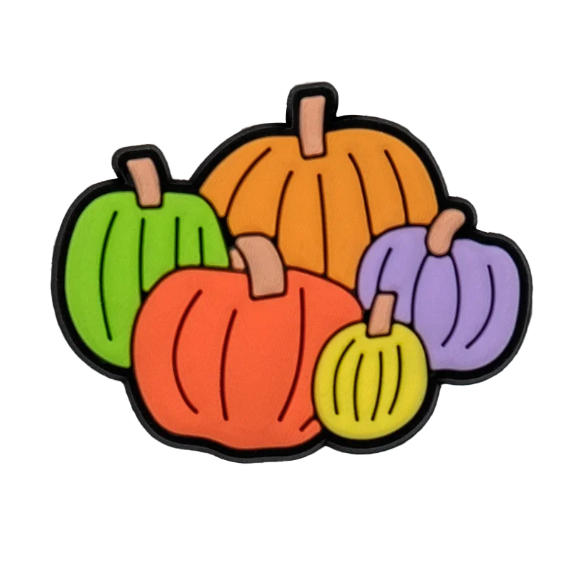 1PCS Halloween Schuh Charms Süßes oder Saures Geist Kürbis Schuh Schnalle Pins Zubehör für Frauen Männer Besen Süßigkeiten Schuh Deorationen