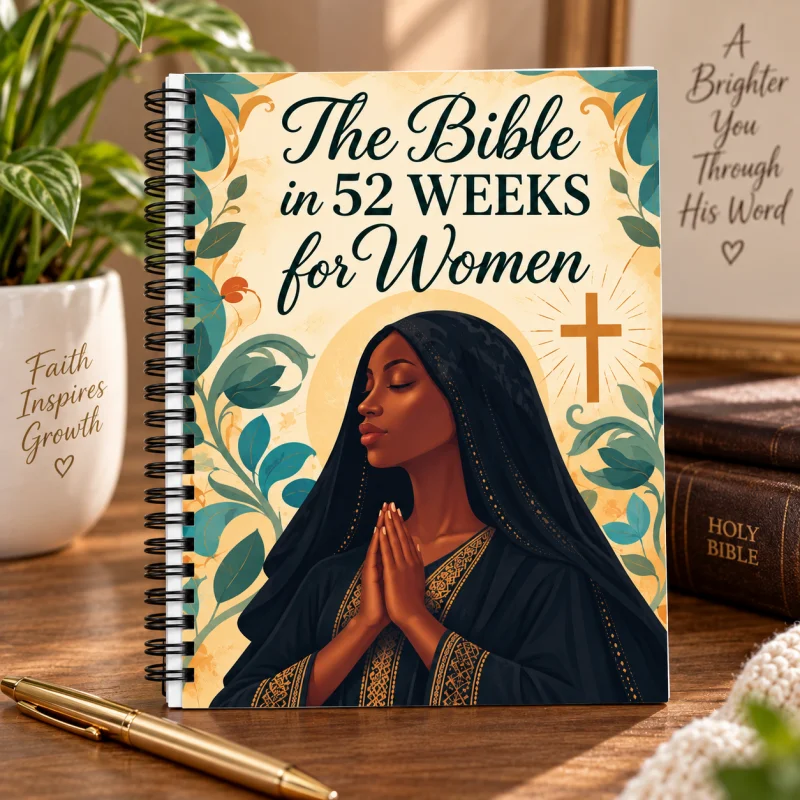 Women Faith Reflection Journal A5 Spiral Prayer The Bible Notebook 52 Week Scripture Study Devotional Study Guide Gift New