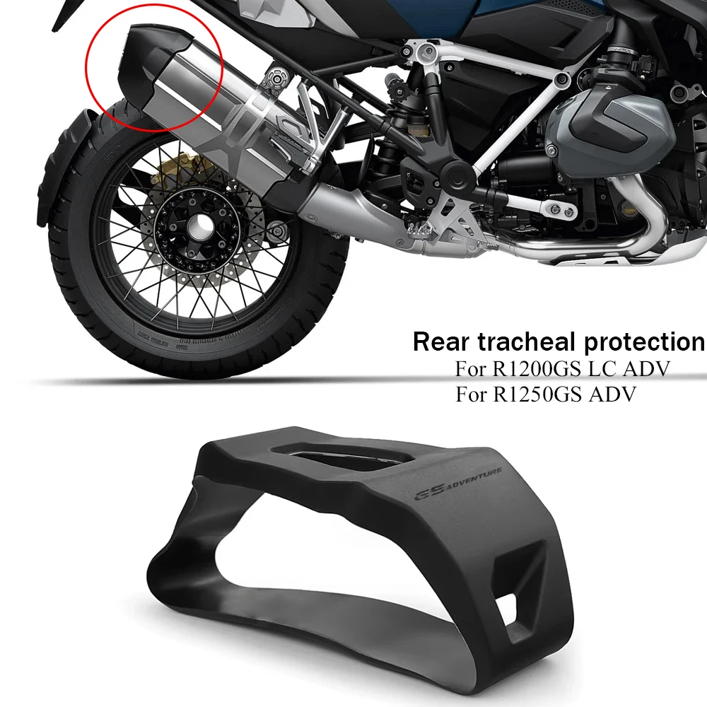 

For BMW R1250GS R 1250 GS ADV Adventure Motorcycle Rear Exhaust Pipe Muffler Silencer Protection