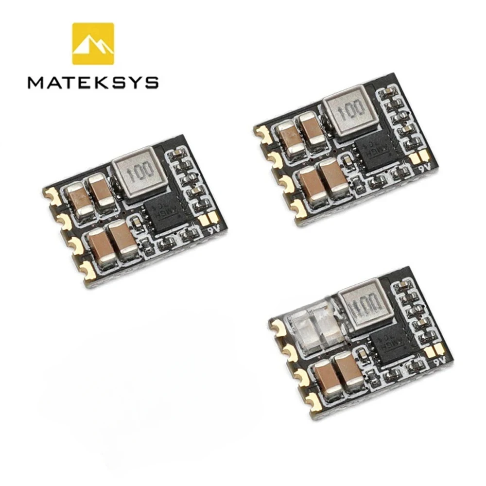 Matek Systems Micro BEC Out 5V or 9V Adj Standard Is 5V Synchronous Step-down Regulator Module for RC FPV Racing Drone