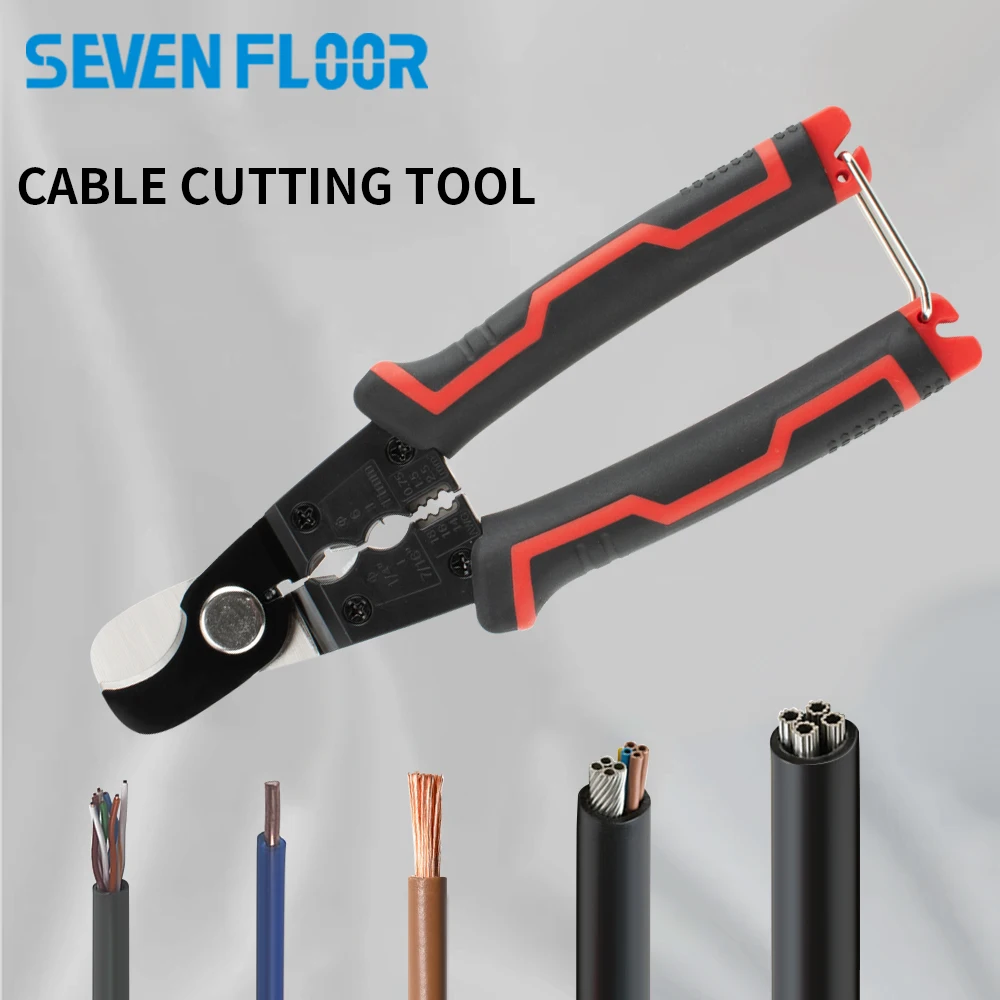 Pro Multifunctional Wire Stripper, Wire Cutter & Stripping Tool, Sharp Blade Hand Tool for Electrical Wires, 18-14 AWG
