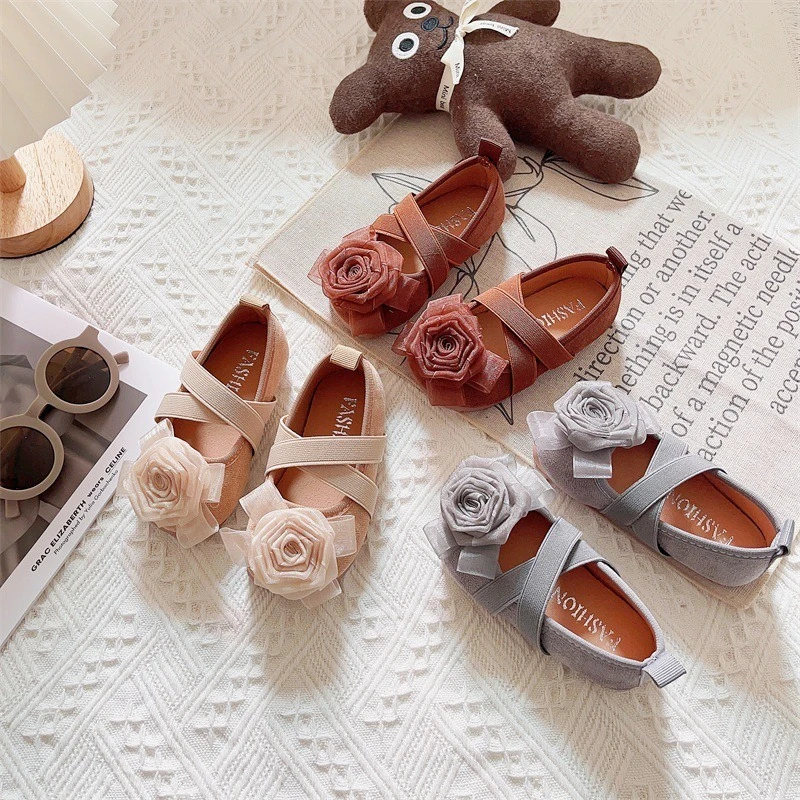 

Winter Child Shoe Autumn New Baby Dance Shoe Fashion Girl Anti Slip Soft Soled Princess Breathable Girl School Performance Shoe