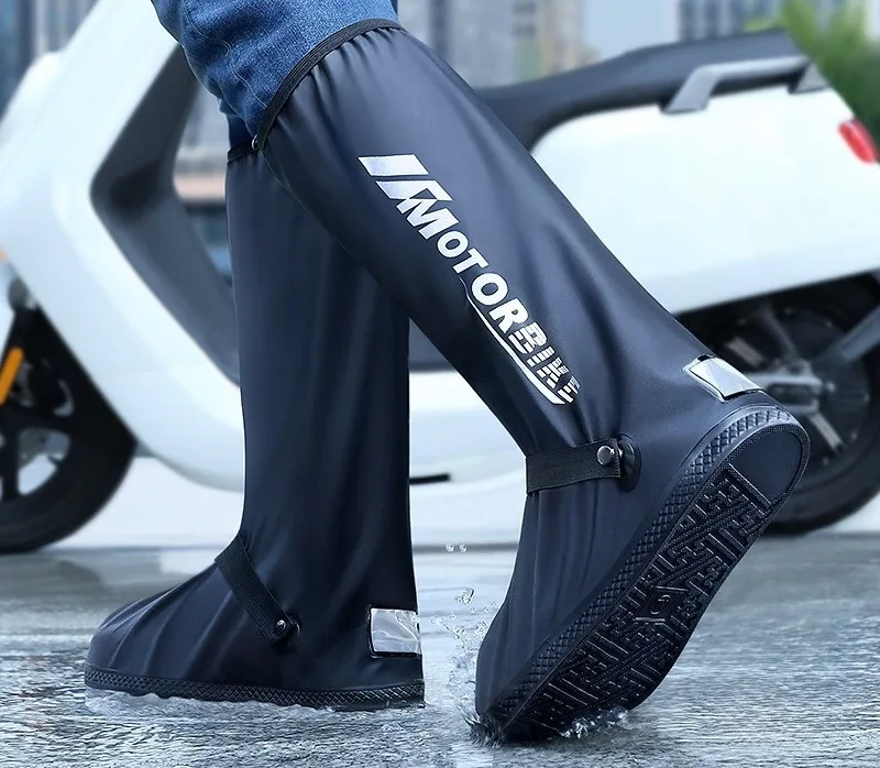 

Водонепроницаемые бахилы оптом – Нескользящие накладки на обувь для мужчин и женщин, утолщенные износостойкие высокие бахилы для дождя