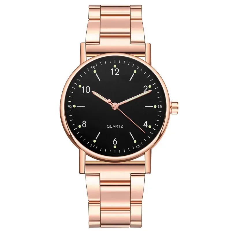 Relogio Feminino Women Luxury Watch Watches Rose Gold Metal Mesh Band Stainless Steel Analog Quartz Wristwatch Minimalist Female