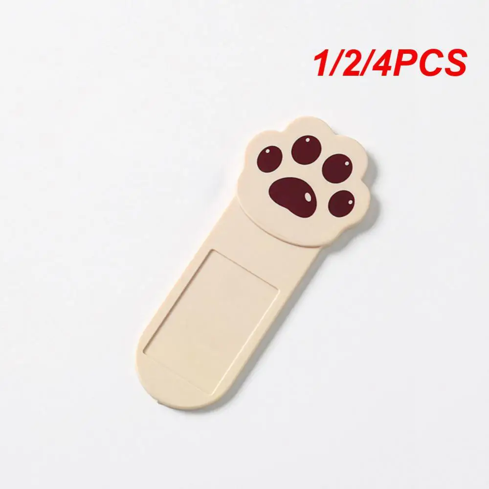 1/2/4PCS Cute Cartoon Toilet Lid Lifter Creative Cat Claw Shape Toilet Handle Plastic Convenient Clamshell Opener Bathroom