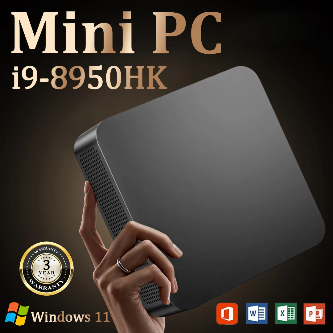 

Новый мини-ПК Windows 11 Core i9-8950HK N5095A Настольный компьютер для офиса и дома BT5.2 16 ГБ DDR4 1 ТБ 2 ТБ SSD Портативный игровой мини-ПК