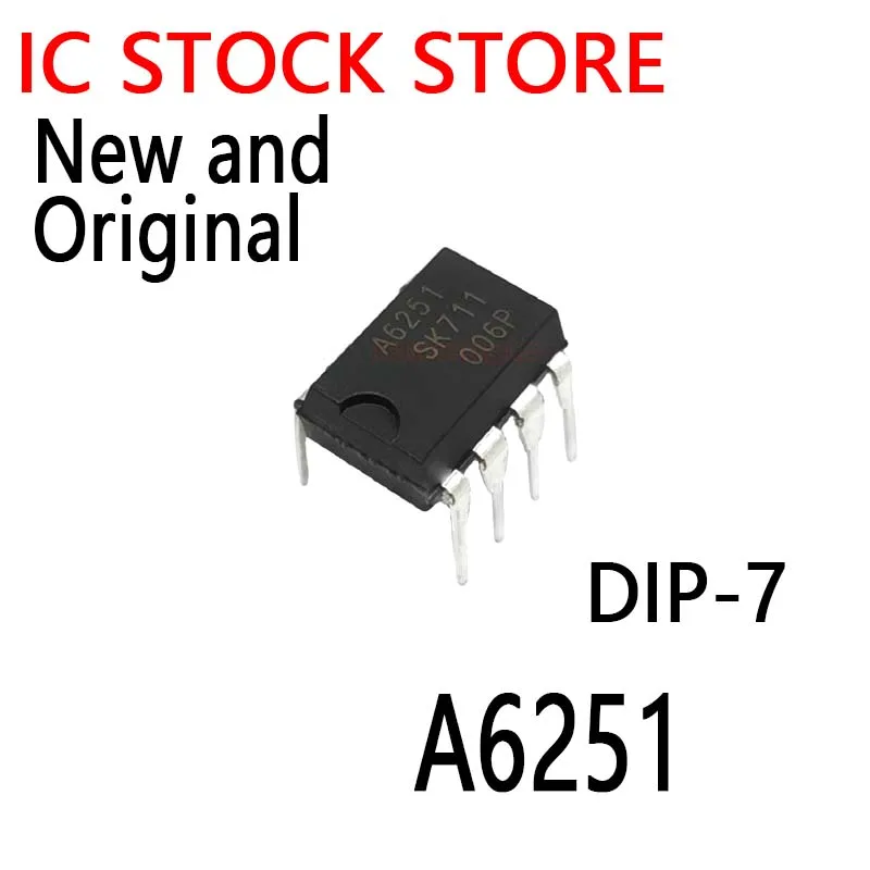 10PCS New and Original DIP-7  STR-A6251M A6251M LCD  STRA6251M STR-A6251 Source Management chip A6251