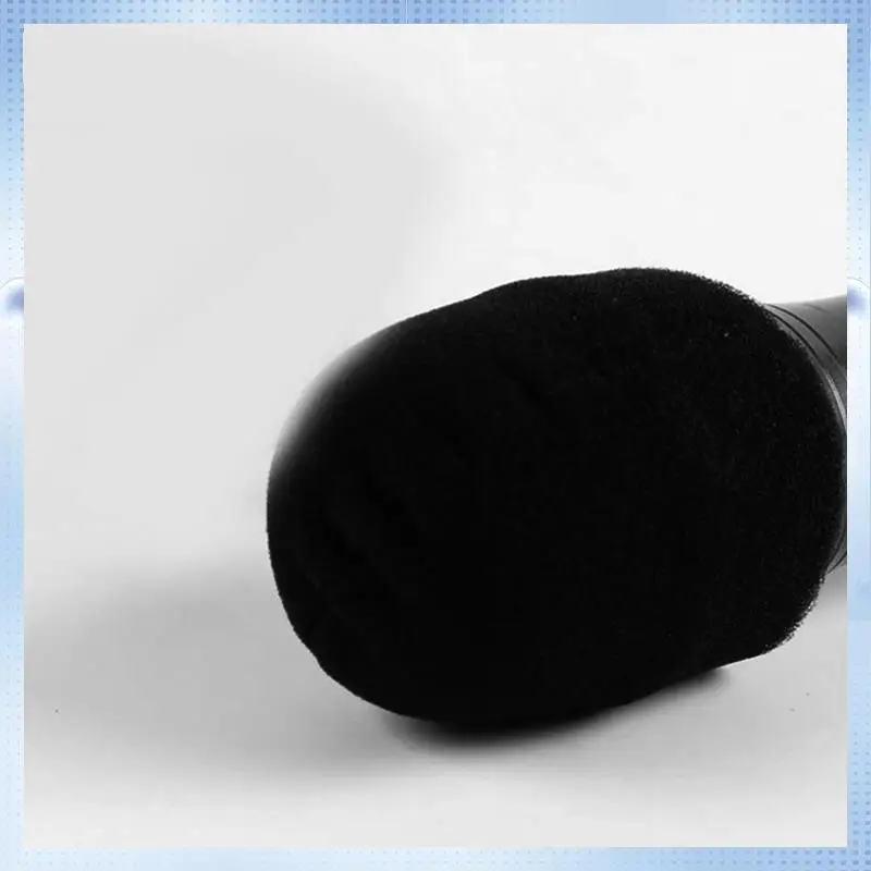 BA-400Pcs غطاء ميكروفون محمول للاستعمال مرة واحدة للزجاج الأمامي لاستوديو تسجيل KTV كاريوكي أسود