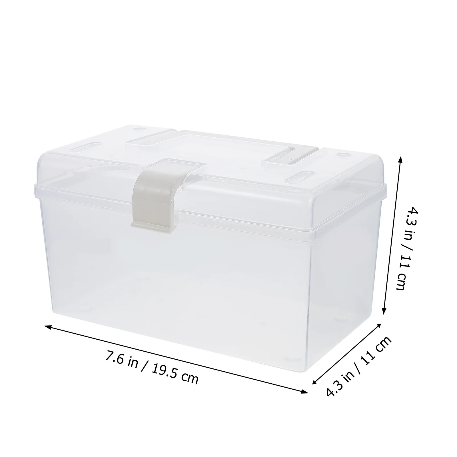 1Pcs Mask Storage Box Dustproof Organizer Case Made of Premium Plastic Compact Portable Container for Face Cover Easy Carry and